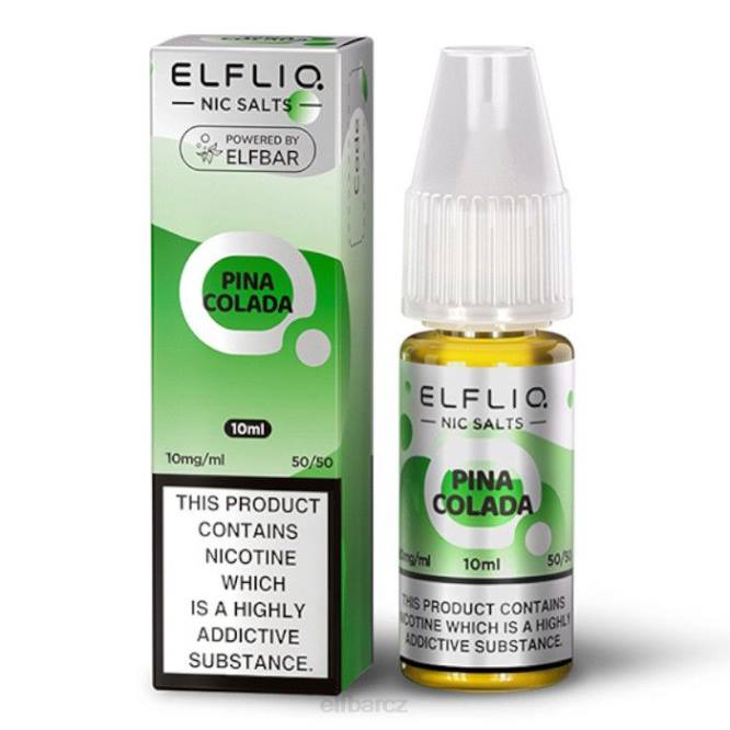 elfbar elfliq nic salt - pina colada - 10ml-10 mg/ml 8442175