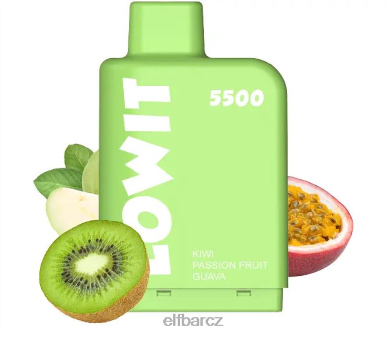 ELFBAR předplněný lusk lowit 5500 šluků 2%nic kiwi mučenka guava 60FDZ139