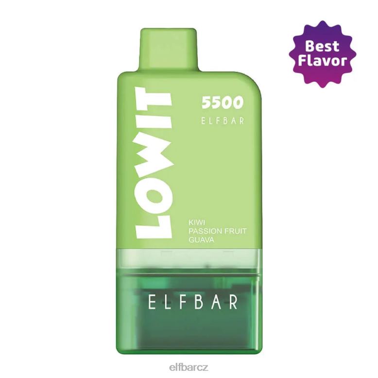 ELFBAR předplněná sada lusk lowit 5500 2% nic kiwi mučenka guava kiwi mučenka guava lusk+zelená baterie 60FDZ136