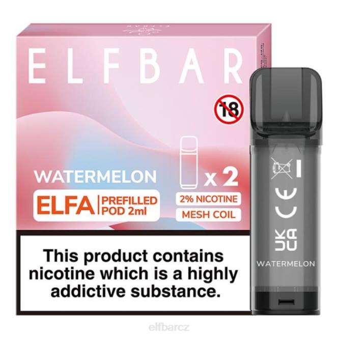 elfbar elfa předplněný pod - 2 ml - 20 mg (2 balení) 8442107 jahodové kiwi