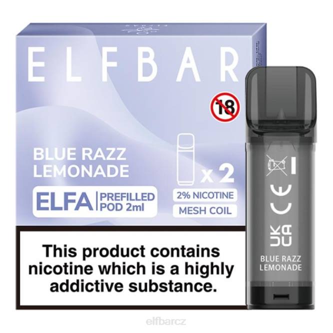elfbar elfa předplněný pod - 2 ml - 20 mg (2 balení) 8442111 růžová limonáda
