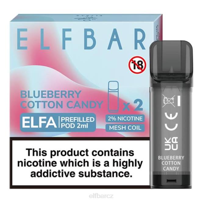elfbar elfa předplněný pod - 2 ml - 20 mg (2 balení) 8442117 kiwi mučenka guava