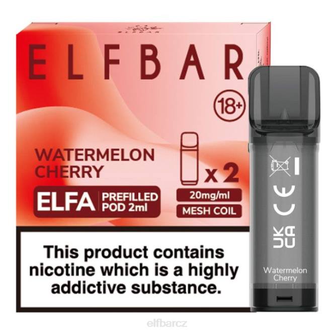elfbar elfa předplněný pod - 2 ml - 20 mg (2 balení) 8442121 meloun třešeň