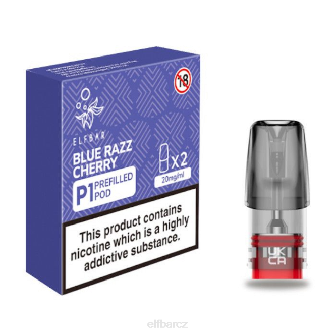 elfbar mate 500 p1 předplněné lusky - 20 mg (2 balení) blue razz cherry 8442165