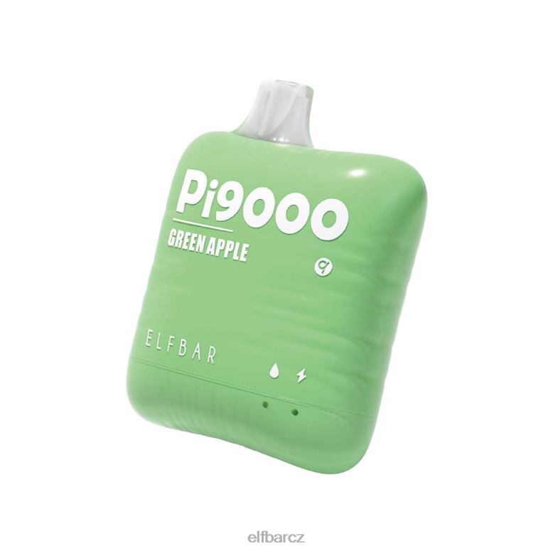 ELFBAR pi9000 jednorázový vape 9000 šluků zelené jablko 60FDZ110